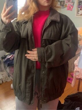 Olive Green Military Field Jacket